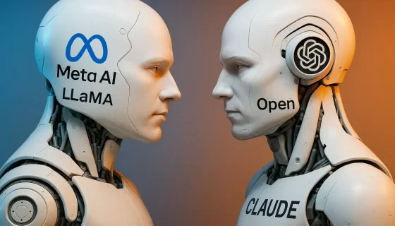 Meta AI и LLaMA: открытый код против закрытых моделей GPT и Claude