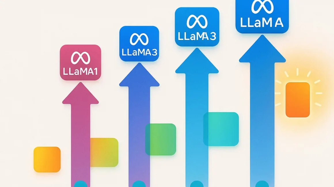 История развития LLaMA от Meta: обзор версий 1, 2, 3 и 4